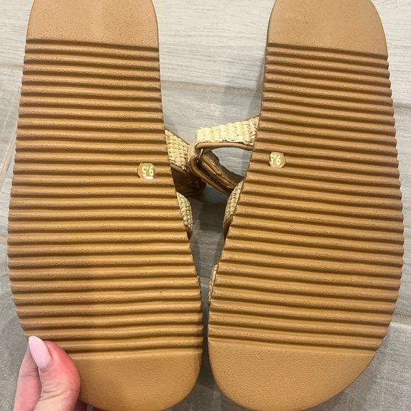 Steve Madden Maven Sandal in Natural Raffia size 9.5 - Picture 5 of 5